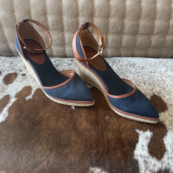 Size 8N Navy wedge - narrow - Picture 4 of 5